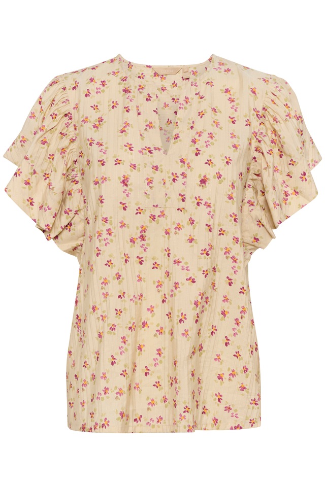 Culture Kurzarmbluse »Damen Bluse kurzarm CUpuglia«