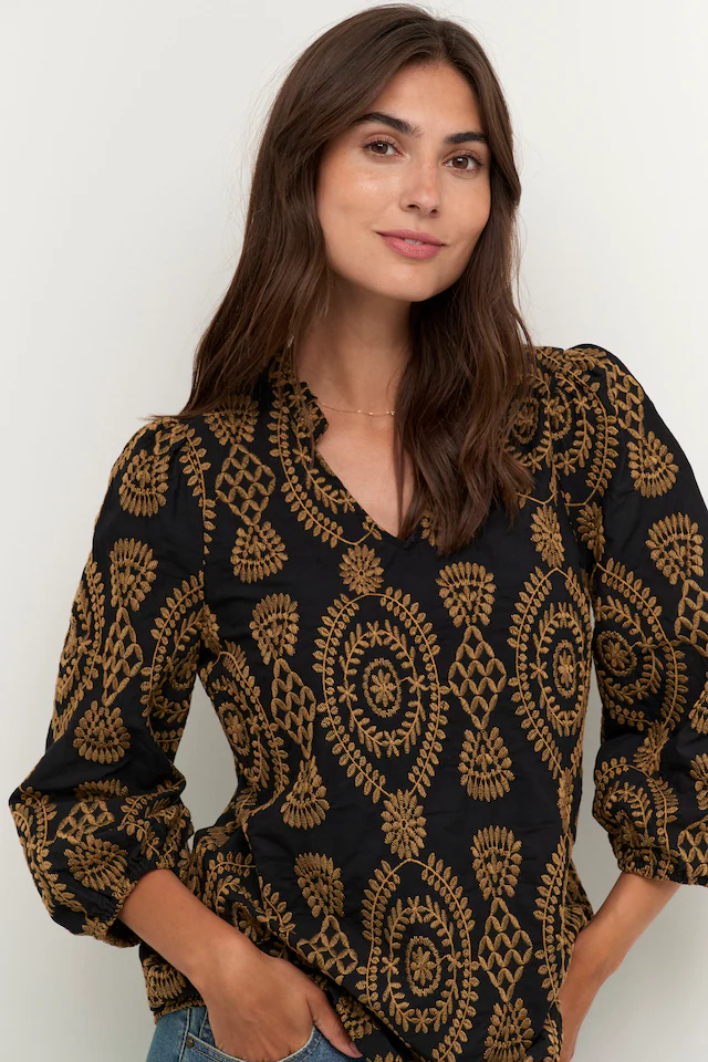 Culture Kurzarmbluse »Damen Kurzarm-Bluse CUtia«