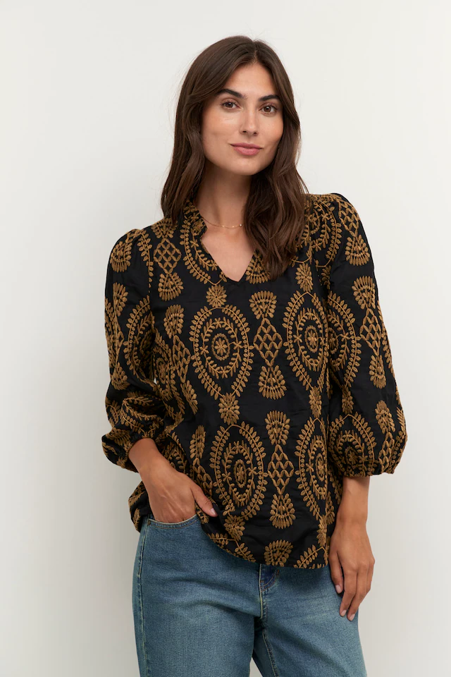 Culture Kurzarmbluse »Damen Kurzarm-Bluse CUtia«