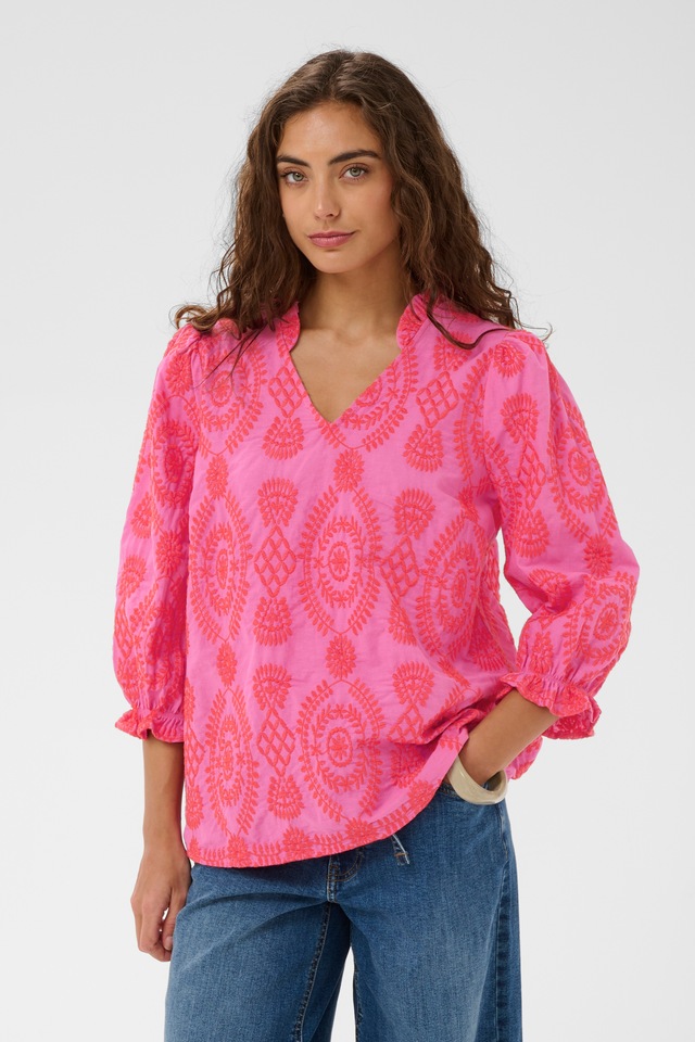 Culture Kurzarmbluse »Damen Kurzarm-Bluse CUtia«