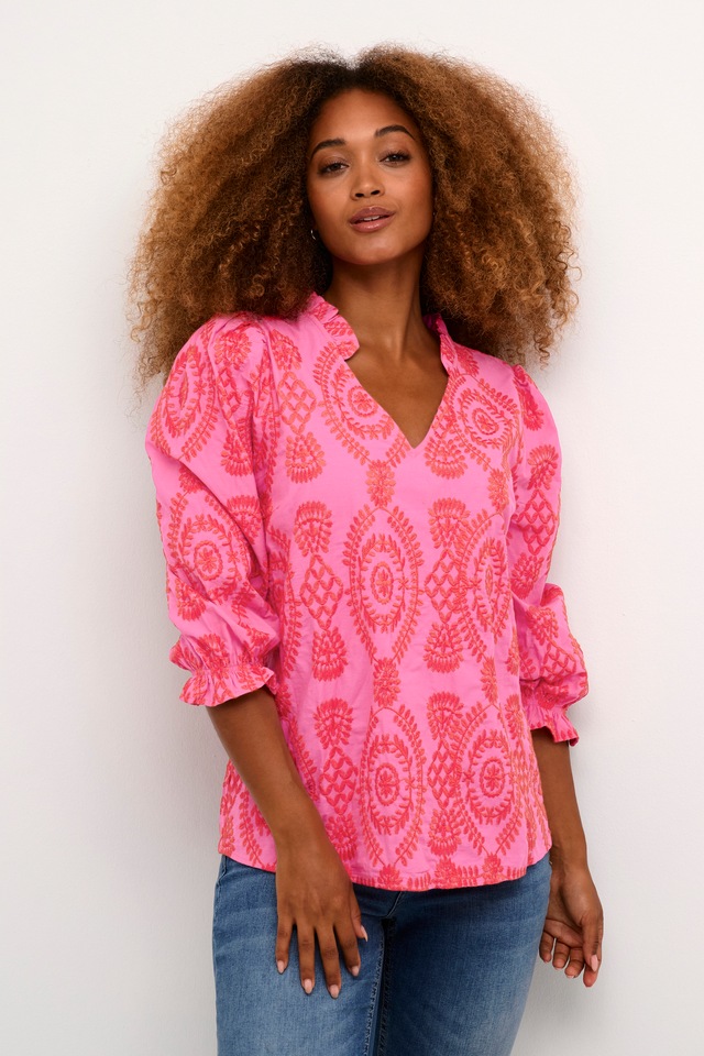 Culture Kurzarmbluse »Damen Kurzarm-Bluse CUtia«
