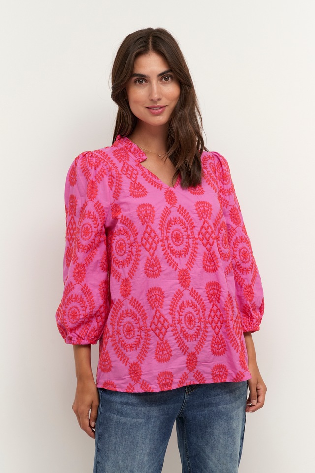 Culture Kurzarmbluse »Damen Kurzarm-Bluse CUtia«