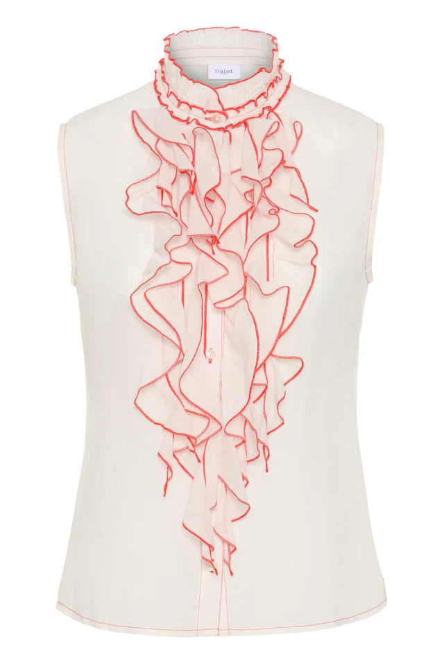 Saint Tropez Blusentop »Damen Ärmellose Bluse TilliSZ«