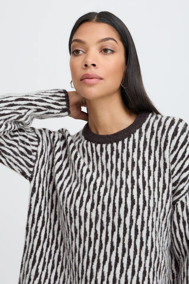 b.young Strickpullover »Damen Langarm BYOJULA«