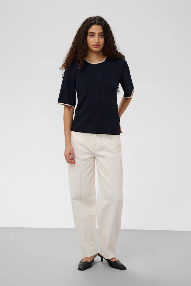SOAKED IN LUXURY Kurzarmbluse »Damen Kurzarm-Bluse SLLysandra«