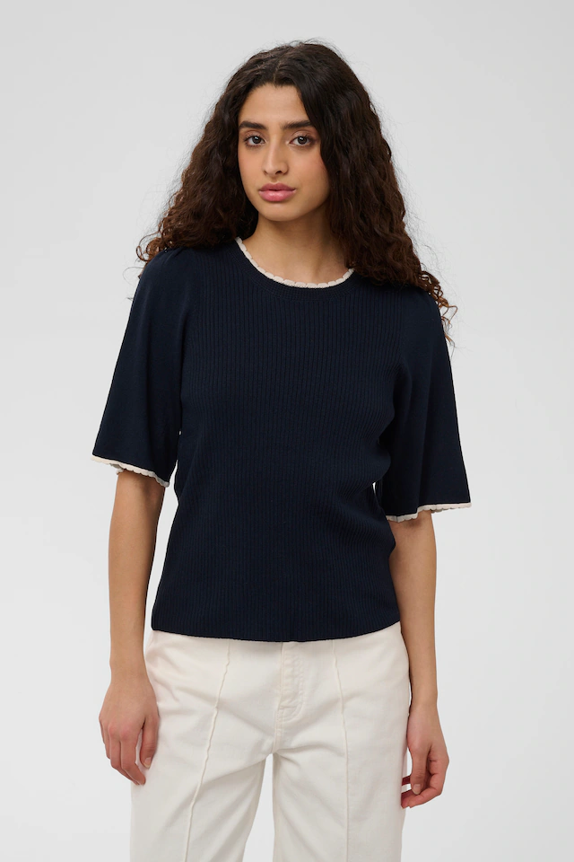 SOAKED IN LUXURY Kurzarmbluse »Damen Kurzarm-Bluse SLLysandra«