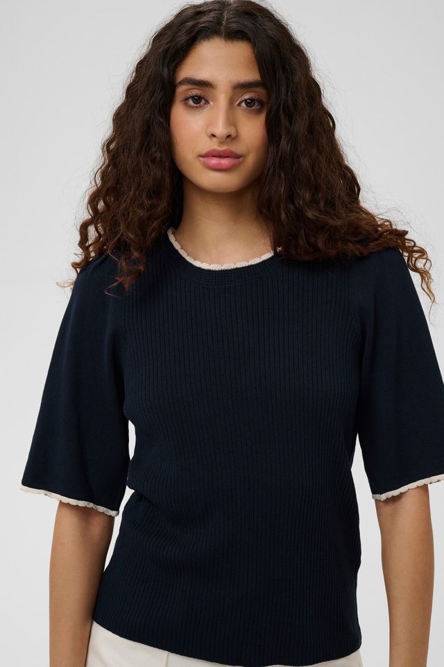 SOAKED IN LUXURY Kurzarmbluse »Damen Kurzarm-Bluse SLLysandra«