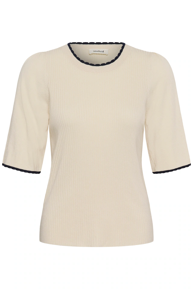 SOAKED IN LUXURY Kurzarmbluse »Damen Kurzarm-Bluse SLLysandra«