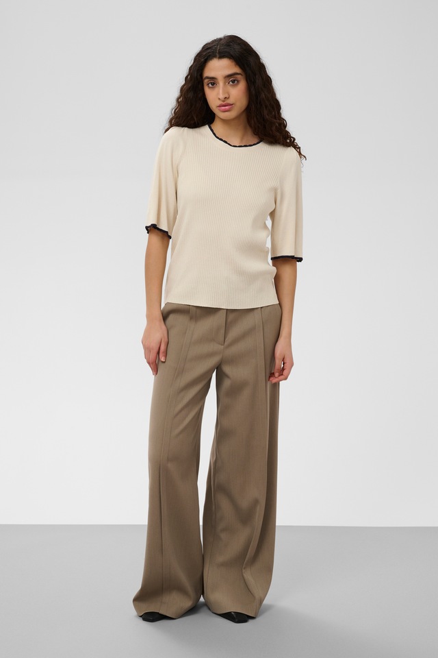 SOAKED IN LUXURY Kurzarmbluse »Damen Kurzarm-Bluse SLLysandra«