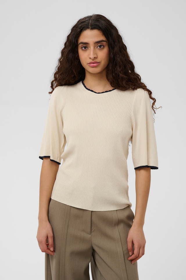 SOAKED IN LUXURY Kurzarmbluse »Damen Kurzarm-Bluse SLLysandra«