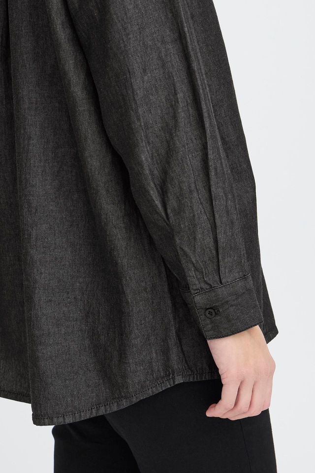 Ichi Hemdbluse »Damen Langarm-Hemd IHBALLO«