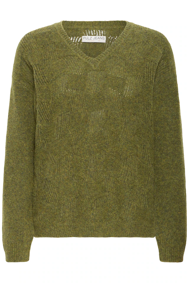 Pulz Jeans Strickpullover »Damen Langarm PZDAGMAR«