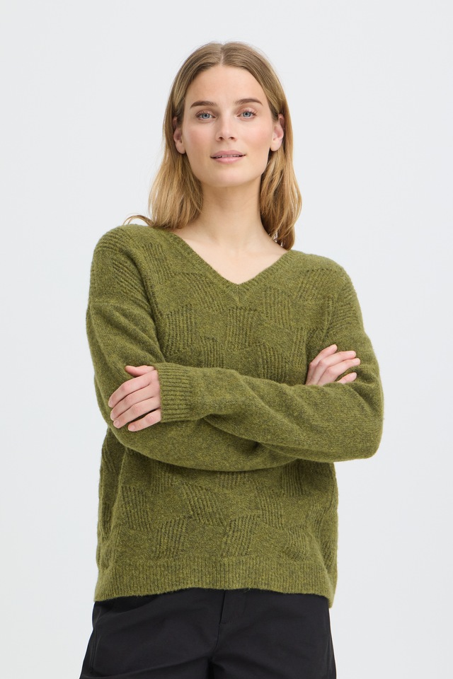Pulz Jeans Strickpullover »Damen Langarm PZDAGMAR«