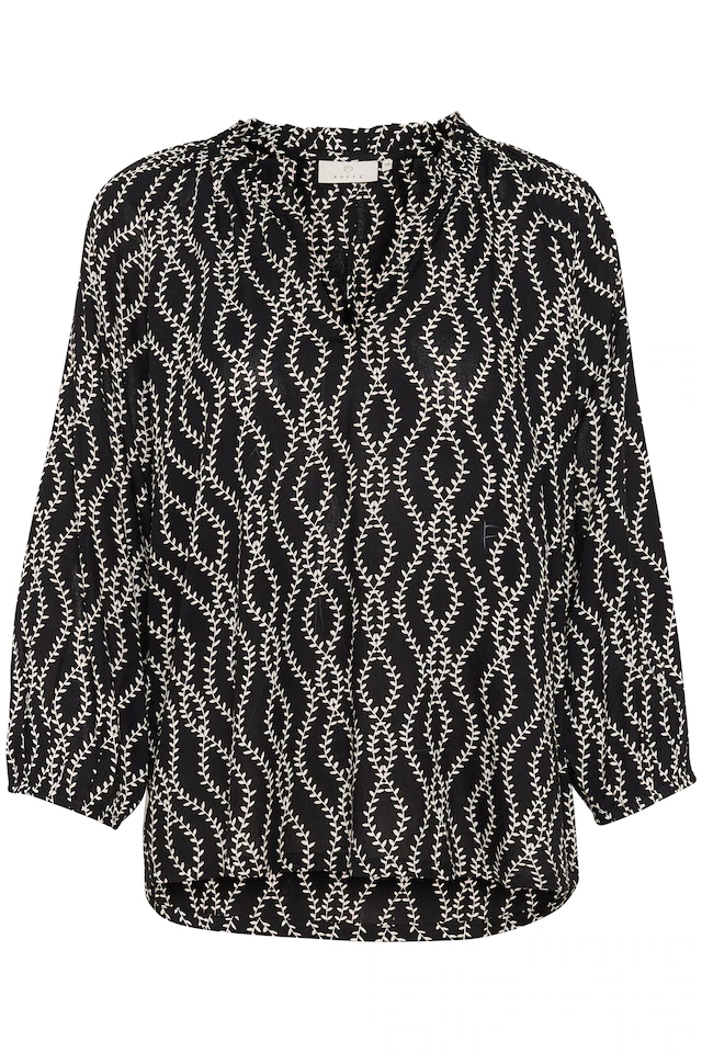 KAFFE Langarmbluse »Damen Bluse langarm KAsigrid«
