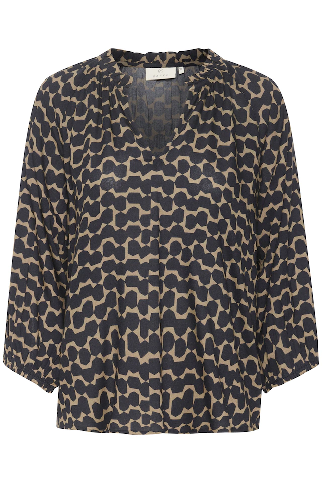 KAFFE Langarmbluse »Damen Bluse langarm KAsigrid«
