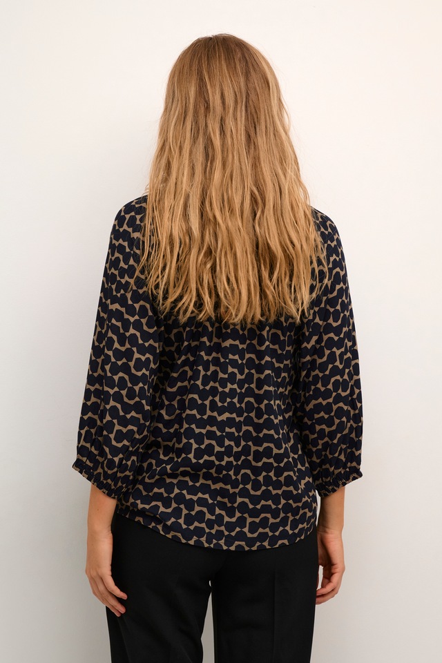 KAFFE Langarmbluse »Damen Bluse langarm KAsigrid«