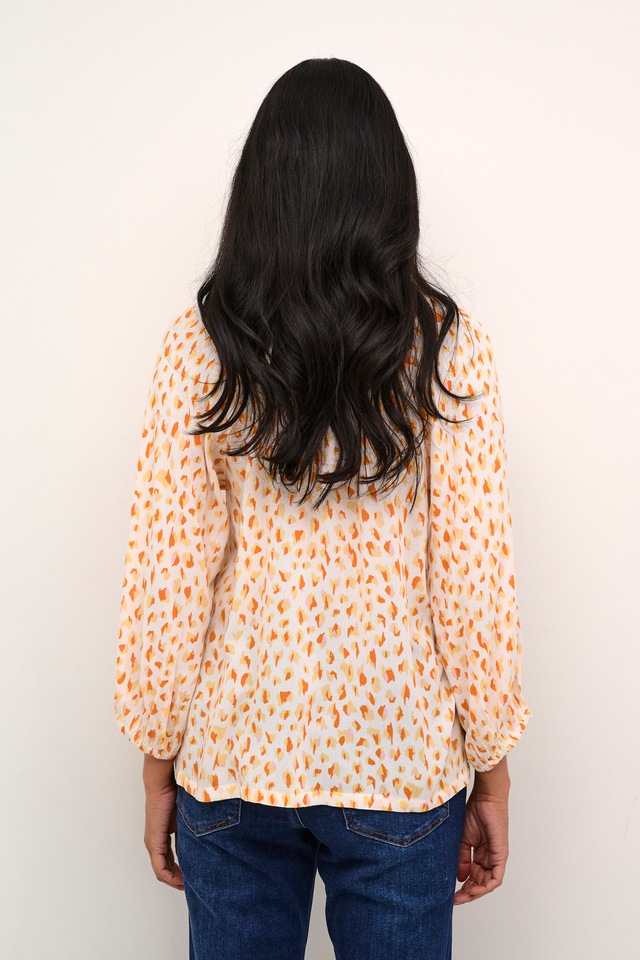 KAFFE Langarmbluse »Damen Bluse langarm KAsigrid«