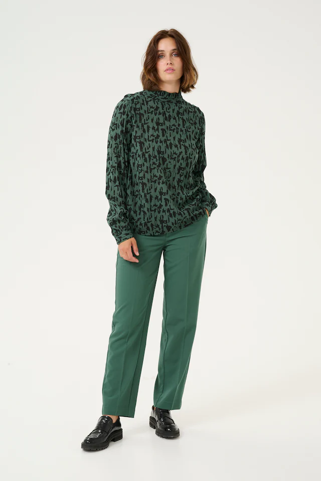KAFFE Langarmbluse »Damen Bluse langarm KAluna«