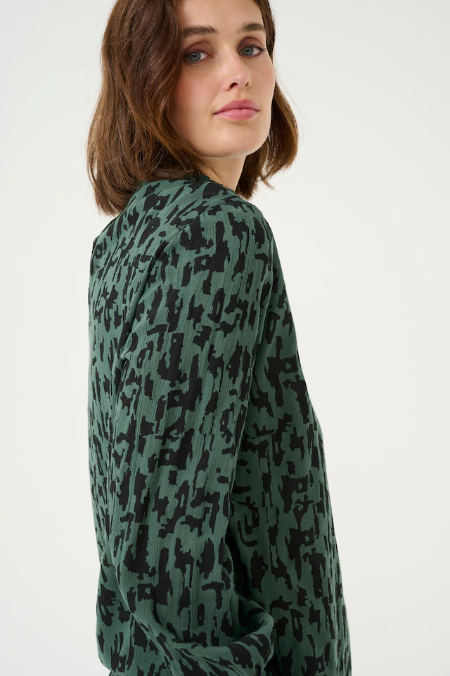 KAFFE Langarmbluse »Damen Bluse langarm KAluna«