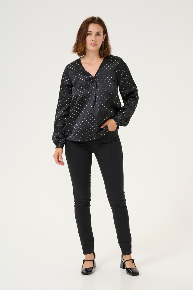KAFFE Blusentop »Damen Bluse ärmellos KAluna«