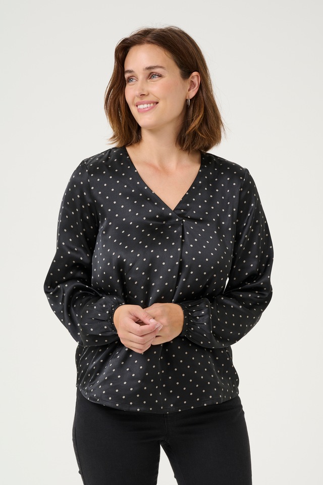 KAFFE Blusentop »Damen Bluse ärmellos KAluna«