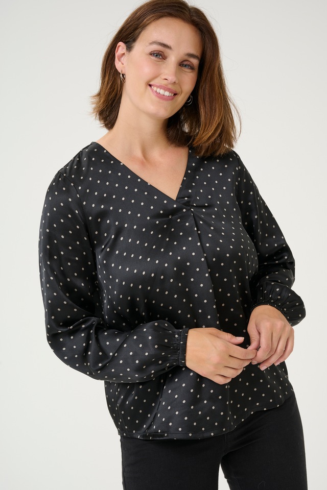 KAFFE Blusentop »Damen Bluse ärmellos KAluna«
