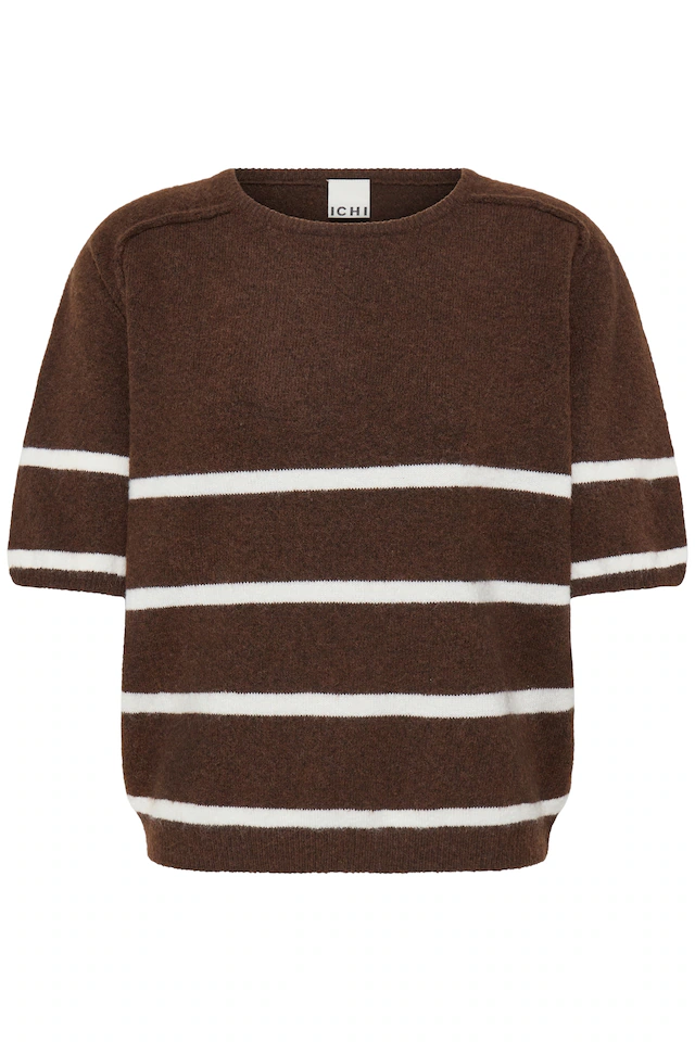 Ichi Kurzarmpullover »Damen Kurzarm-Bluse IHDASILA«