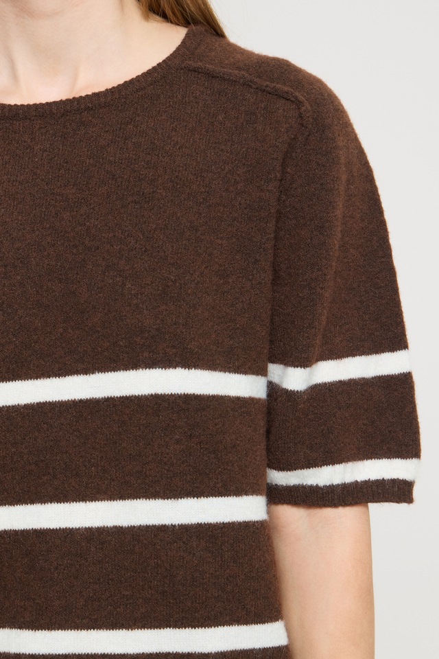 Ichi Kurzarmpullover »Damen Kurzarm-Bluse IHDASILA«