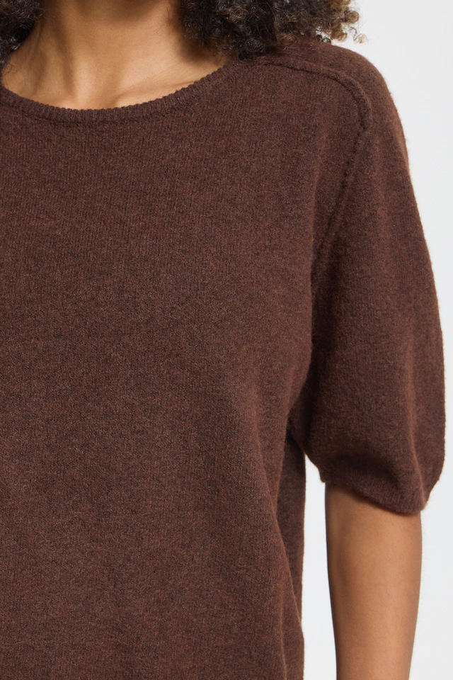 Ichi Kurzarmpullover »Damen Kurzarm-Bluse IHDASILA«