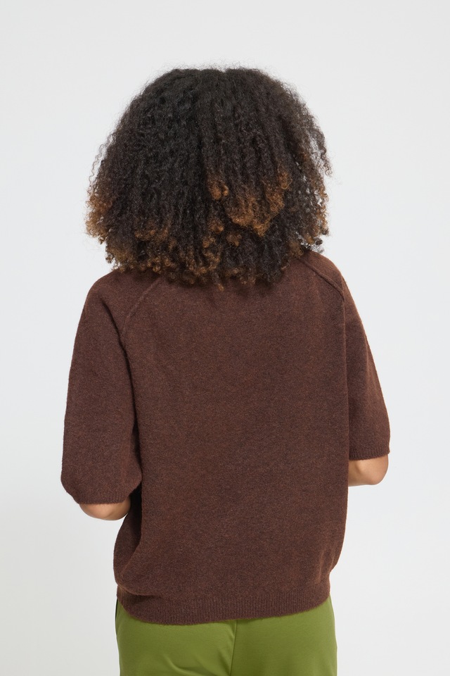 Ichi Kurzarmpullover »Damen Kurzarm-Bluse IHDASILA«