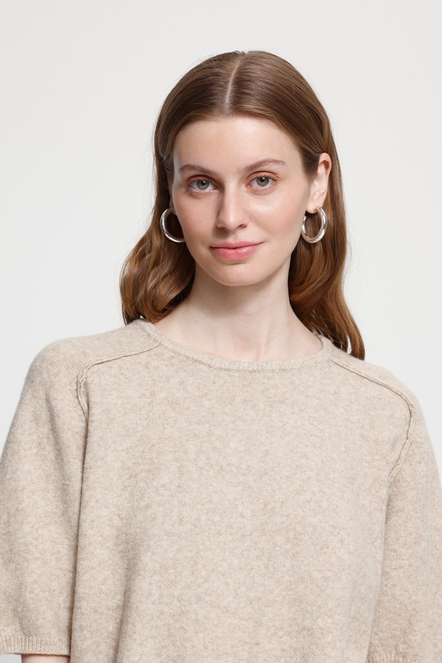 Ichi Kurzarmpullover »Damen Kurzarm-Bluse IHDASILA«