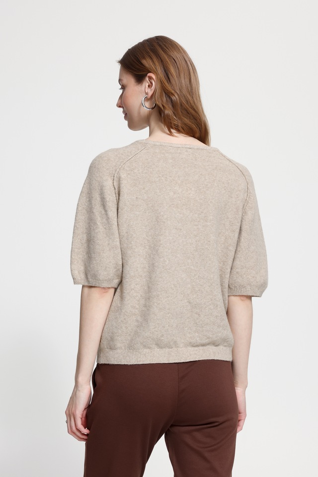 Ichi Kurzarmpullover »Damen Kurzarm-Bluse IHDASILA«