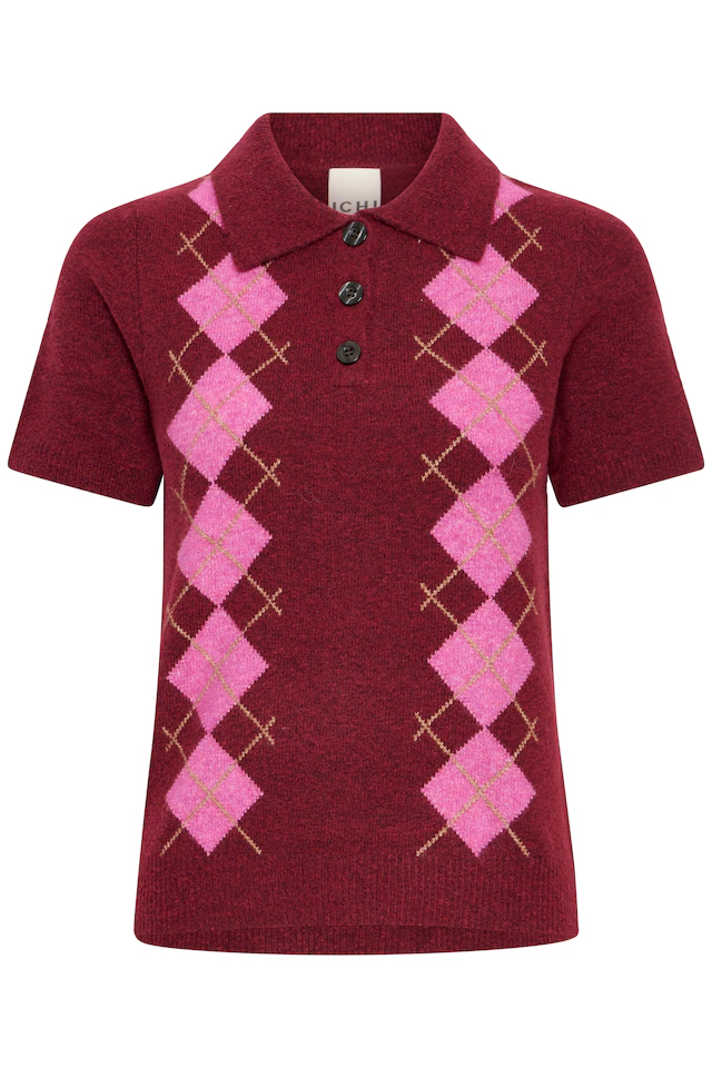 Ichi Kurzarmpullover »Damen Kurzarm-Bluse IHDASILA«