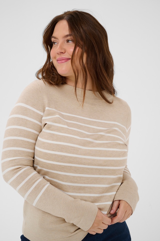 KAFFE Curve Strickpullover »Damen Strickpullover KClizzy«