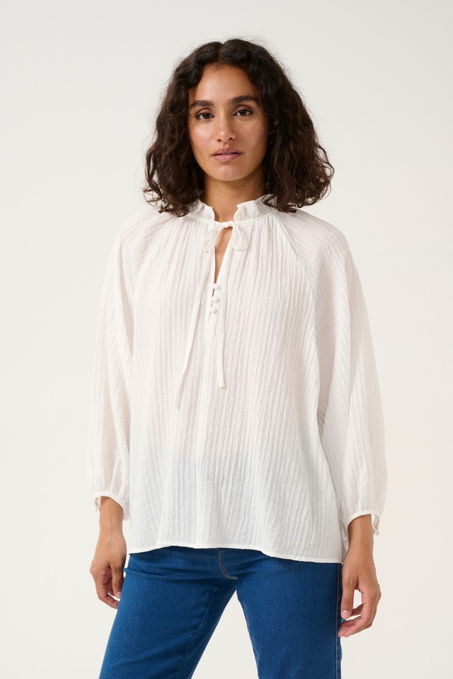 KAFFE Langarmbluse »Damen Langarm-Bluse KAlianna«