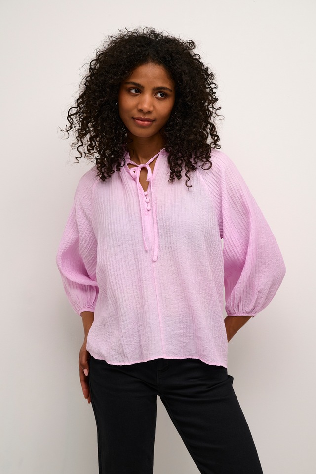 KAFFE Langarmbluse »Damen Langarm-Bluse KAlianna«