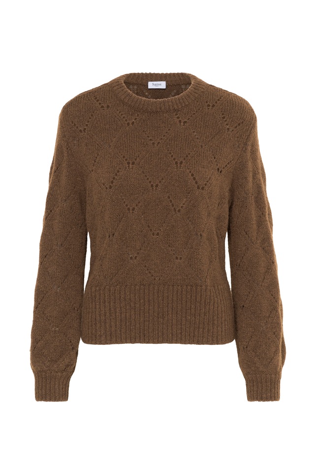 Saint Tropez Strickpullover »Damen Strickpullover TabbathaSZ«