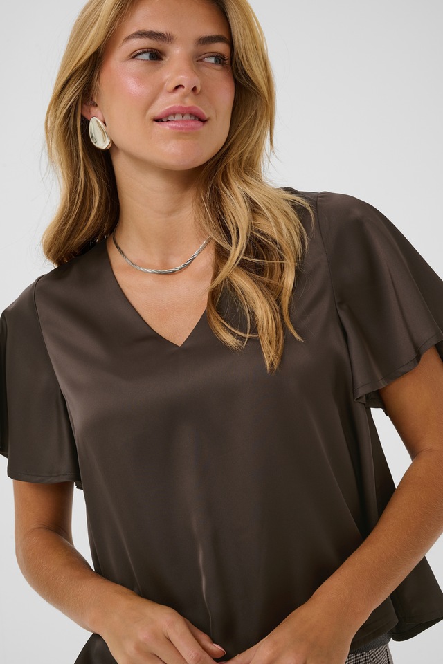 Saint Tropez Kurzarmbluse »Damen Kurzarm-Bluse LodisaSZ«