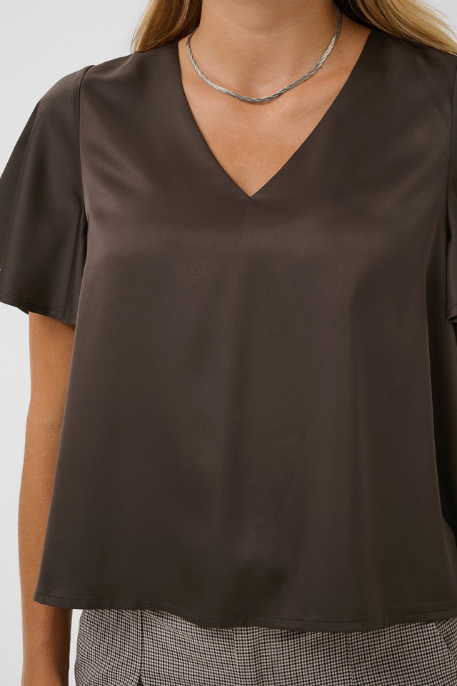 Saint Tropez Kurzarmbluse »Damen Kurzarm-Bluse LodisaSZ«
