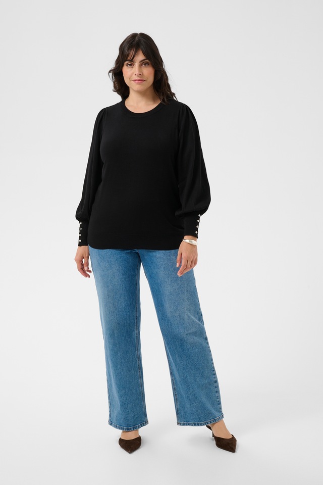 KAFFE Curve Strickpullover »Damen Strickpullover KClizzy«