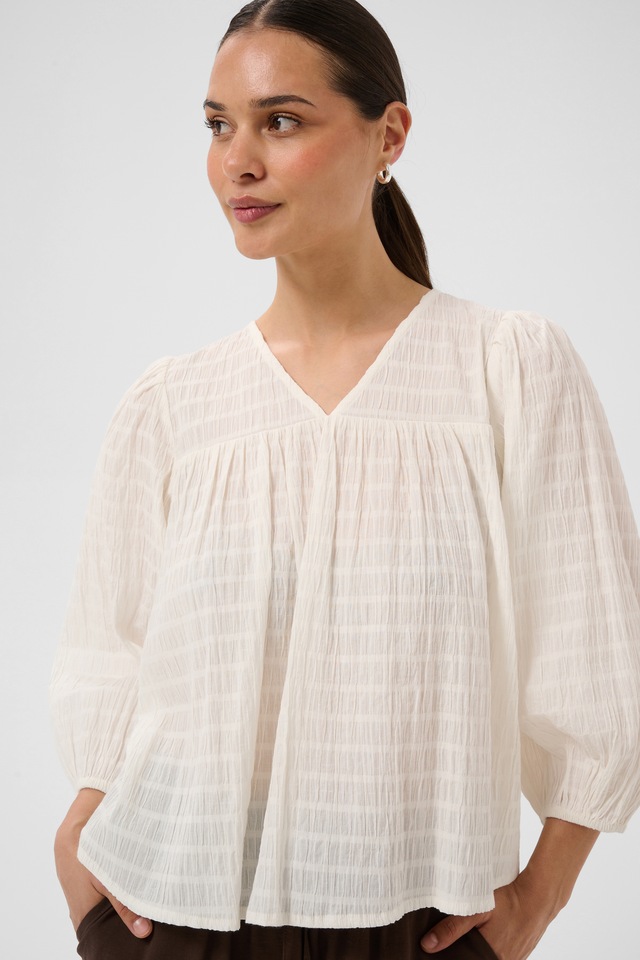 KAFFE Langarmbluse »Damen Bluse langarm KAmissie«
