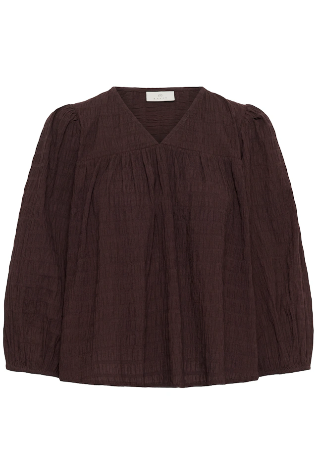 KAFFE Langarmbluse »Damen Bluse langarm KAmissie«