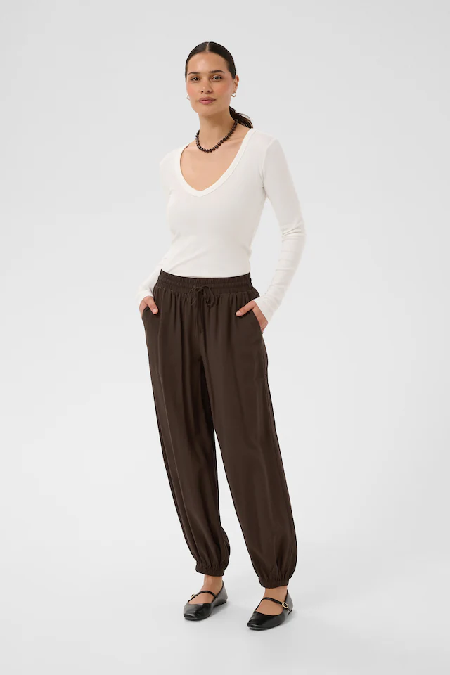 KAFFE Stoffhose »Damen Casual Hose KAalberta«