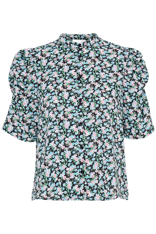 Ichi Kurzarmbluse »Damen Kurzarm-Bluse IXNINA«