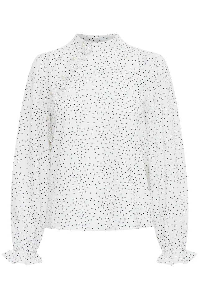 Ichi Langarmbluse »Damen Langarm-Bluse IXTANYA«