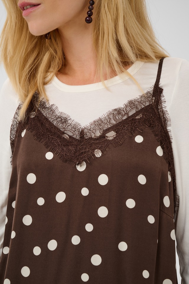 Culture Blusentop »Damen Bluse ärmellos CUdotty«