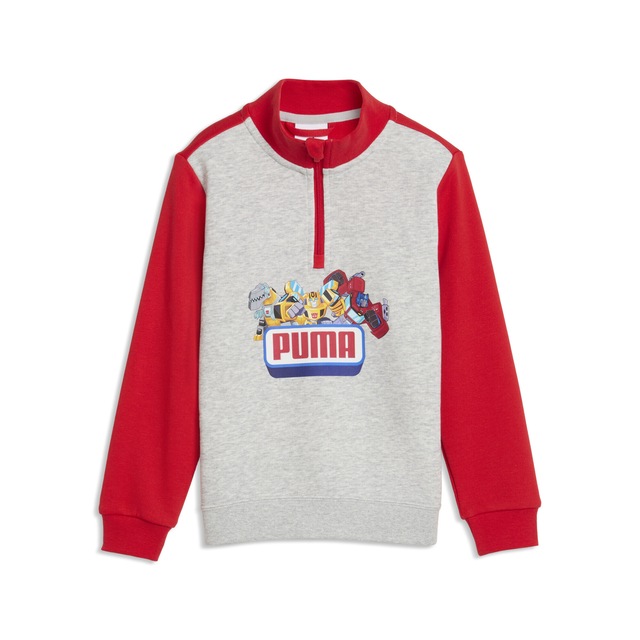 PUMA Rundhalspullover »PUMA x TRANSFORMERS Graphic Sweatshirt mit Reißverschluss bis«