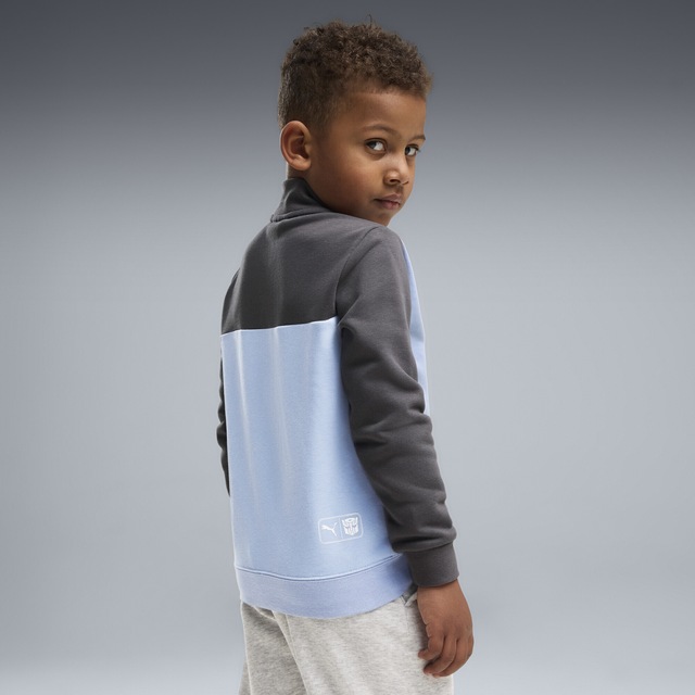 PUMA Rundhalspullover »PUMA x TRANSFORMERS Graphic Sweatshirt mit Reißverschluss bis«