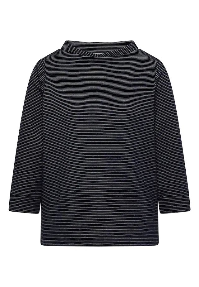 Cecil 3/4-Arm-Shirt mit Ottoman-Struktur