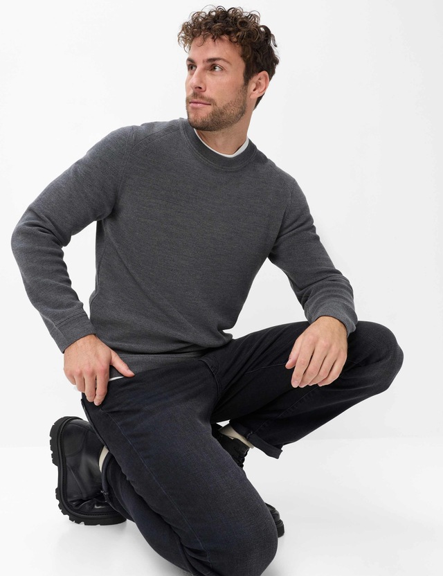 Brax Rundhalspullover »Style ROY«
